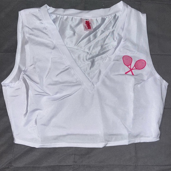 5PC TENNIS COURT HOTTIE Barbie Halloween costume - LARGE - Picture 7 of 10